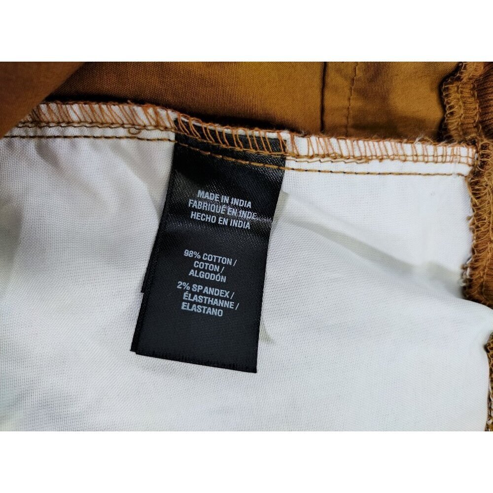 Kenneth Cole Mens Brown Cargo Shorts With Adjustable Waistband & Pockets Size 46 - Picture 4 of 7